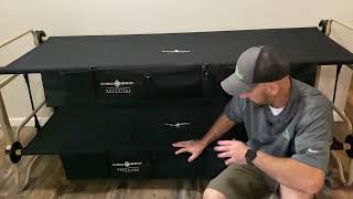 DiscOBed Large CotBunk Systemhow to maximize sleep space amp comfort when camping or having guests [upl. by Flaherty]