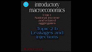 Leakages and injections in circular flow of income [upl. by Sisco424]