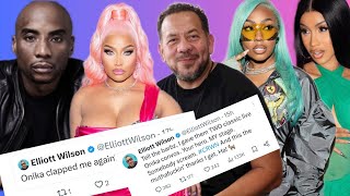 ‼️Nicki Minaj WHACKS JOURNALIST Elliot Wilson Caresha please returns Lauryn Hill cancels tour [upl. by Llirrem]