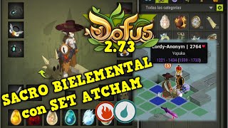 DOFUS 273 SACRÓGRITO BIELEMENTAL SUERTEINTELIGENCIA y DAÑO CRÍTICO  Koliseos 1vs1  Kuyvrosyt [upl. by Reagen164]