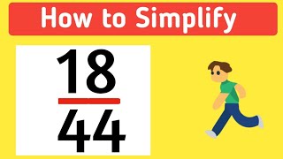 How to Simplify the Fraction 1844  1844 Simplified [upl. by Weisler]