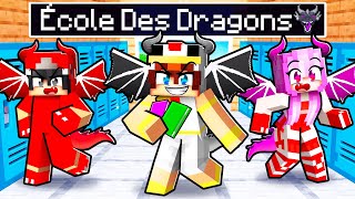 Aller à lÉcole des DRAGONS sur Minecraft [upl. by Eikcin]