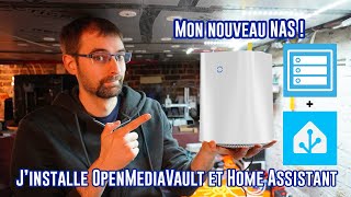 Mon nouveau NAS 💾 OpenMediaVault et Home Assistant  Tuto installation [upl. by Trude]