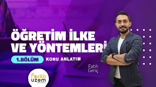 Fatih GENÇ  Konu Anlatım 1Bölüm  KPSS Eğitim Bilimleri  PG  ÖYT Farklı UZEM [upl. by Suivatnad]