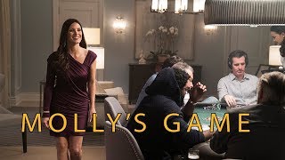 Mollys Game 2017  Jessica Chastain Idris Elba Kevin Costner [upl. by Assenal]