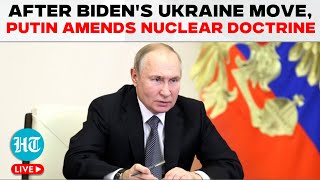 LIVE  Putins Furious Response Day After Bidens Arms Decision on Ukraine Amends Nuclear Doctrine [upl. by Wertz]