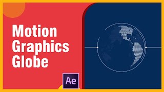 How to make a Digital Earth in After Effects  After Effects Tutorial  No Plugins [upl. by Laynad981]