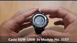 A Short video about Casio SGW100B Module No 3157 [upl. by Krum]