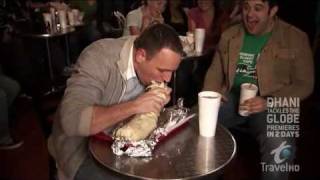 Man v Food Joey eats Burrito [upl. by Sheepshanks758]