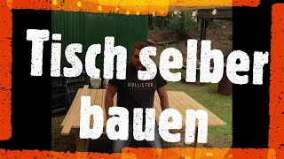 Gartentisch selber bauen [upl. by Perrie]