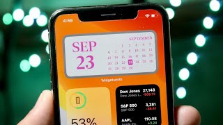 How To Use WidgetSmith On iOS 14 [upl. by Eirolam]