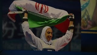 Rio2016 première femme iranienne médaillée olympique [upl. by Otrebogad]