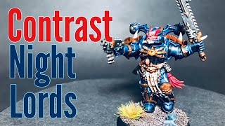 Ep022 Contrast Painting Series  Night Lords [upl. by Dnarb316]