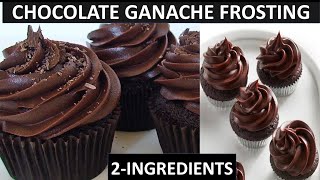 CHOCOLATE GANACHE FROSTING  CHOCOLATE FROSTING RECIPE  WHIPPED GANACHE FROSTING RECIPE [upl. by Crain]