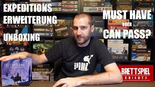 Brettspiel Expeditions Erweiterung Der Gesandte der Verderbnis  Unboxing und Meinung [upl. by Adalai]