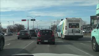 Driving in PierrefondsPointe Claire suburbs of Montreal Quebec [upl. by Arinay]