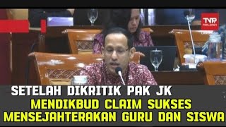 RAPAT TERAKHIR MENDIKBUD CLAIM SUKSES MENSEJAHTERAKAN GURU DAN SISWA [upl. by Swiercz]