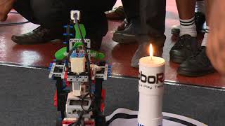 RoboRAVE India 2016 Fire Fighting Challenge [upl. by Sidnak]