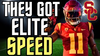 Elijah Newby Too FAST For College Football  4⭐️ USC Trojans Linebacker Recruit  Highlights [upl. by Annayrb]