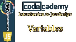 Variables CodeCademy Introduction to JavaScript [upl. by Neleb]