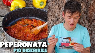 PEPERONATA  ricetta classica ma più digeribile  facile e veloce  ricetta originale [upl. by Ecyak]