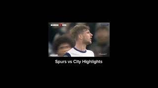 Spurs vs Man City 21 football viralvideo fyp soccer trending trendingshorts reels video [upl. by Syverson485]