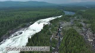 Storforsen Wasserfall Schweden [upl. by Aittam904]