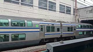 JR YOKOSUKA LINE at Tsurumi kanagawa ken japan travel train [upl. by Adnac820]