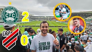 COXA VENCE O FURACÃO NO ATHLETIBA 393° CORITIBA 2 X 0 ATHLETICO 55 [upl. by Westerfield]