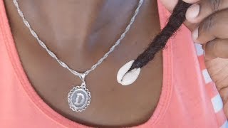 How to Attach Cowrie Shells to Your Locs amp TwistsBraids etc [upl. by Busey117]