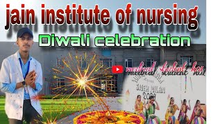 Diwali celebration Jain institute of nursing college function dance competition dance group 🎶❤️ [upl. by Zehc]