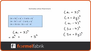 Binomische Formeln Übungsaufgaben Nr 1 [upl. by Stearns]