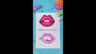 Cómo dibujar labios perfectamente 👄 constituir [upl. by Aneeuqal19]