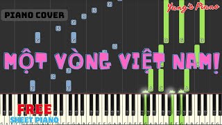 Một vòng Việt Nam Tùng Dương  Đông Thiên Đức  Piano Tutorial  Synthesia yangspiano [upl. by Lacym]