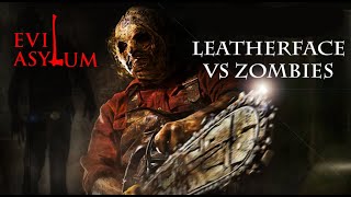 LEATHERFACE vs ZOMBIES  Evil Asylum Clip [upl. by Nevetse]