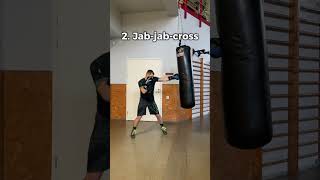 10 boxing combos you NEED to know boxing combo boxingtraining [upl. by Ahsert]