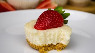 Easy 10 Minute NO BAKE Mini Cheesecakes [upl. by Neesay]