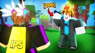 I 1v1d The HIGHEST Levels In Roblox Bedwars [upl. by Ahsei]