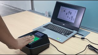 Easy Live Scan Fingerprinting with Aratek A900 FBI FAP 60 Fingerprint Scanner [upl. by Anai617]