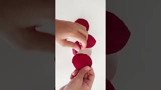 Making Roses from Napkin shorts diy viralvideo [upl. by Anaiv]