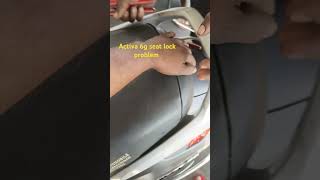 Activa 6g Seat Lock Problem sort act6gseatlock [upl. by Boru]