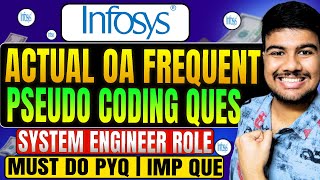 Crack Infosys with These Pseudo Coding Questions MustWatch [upl. by Hamilah574]