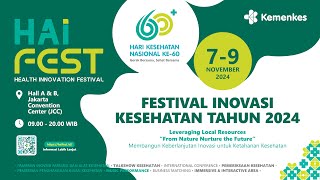 Festival Inovasi Kesehatan tahun 2024 HALL B [upl. by Tegdirb315]