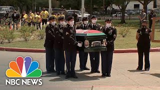 Watch Soldiers Carry Casket Of Slain Army Spc Vanessa Guillen  NBC News NOW [upl. by Mercy]