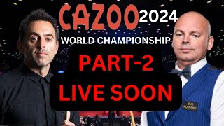 Ronnie o sullivan vs Stuart bingham  World Championship 2024 Live soon Part 2 [upl. by Nahaj]