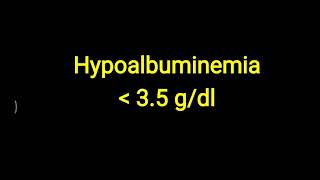 Hypoalbuminemia [upl. by Hillell]