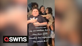 Emotional moment 11yearold boy performs Haka to honour late greatgrandmother  SWNS [upl. by Warton]