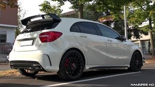 Mercedes A45 AMG Start Up Rev and Accelerate [upl. by Olin]