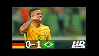 Brazil vs Germany 10  All Goals and Highlights 27032018  1080 HD  BRIGHT SPARKS FOOTBALL 365 [upl. by Nelrsa]