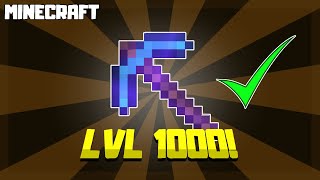 MINECRAFT  How to Get Efficiency 1000 Pickaxe [upl. by Lole]